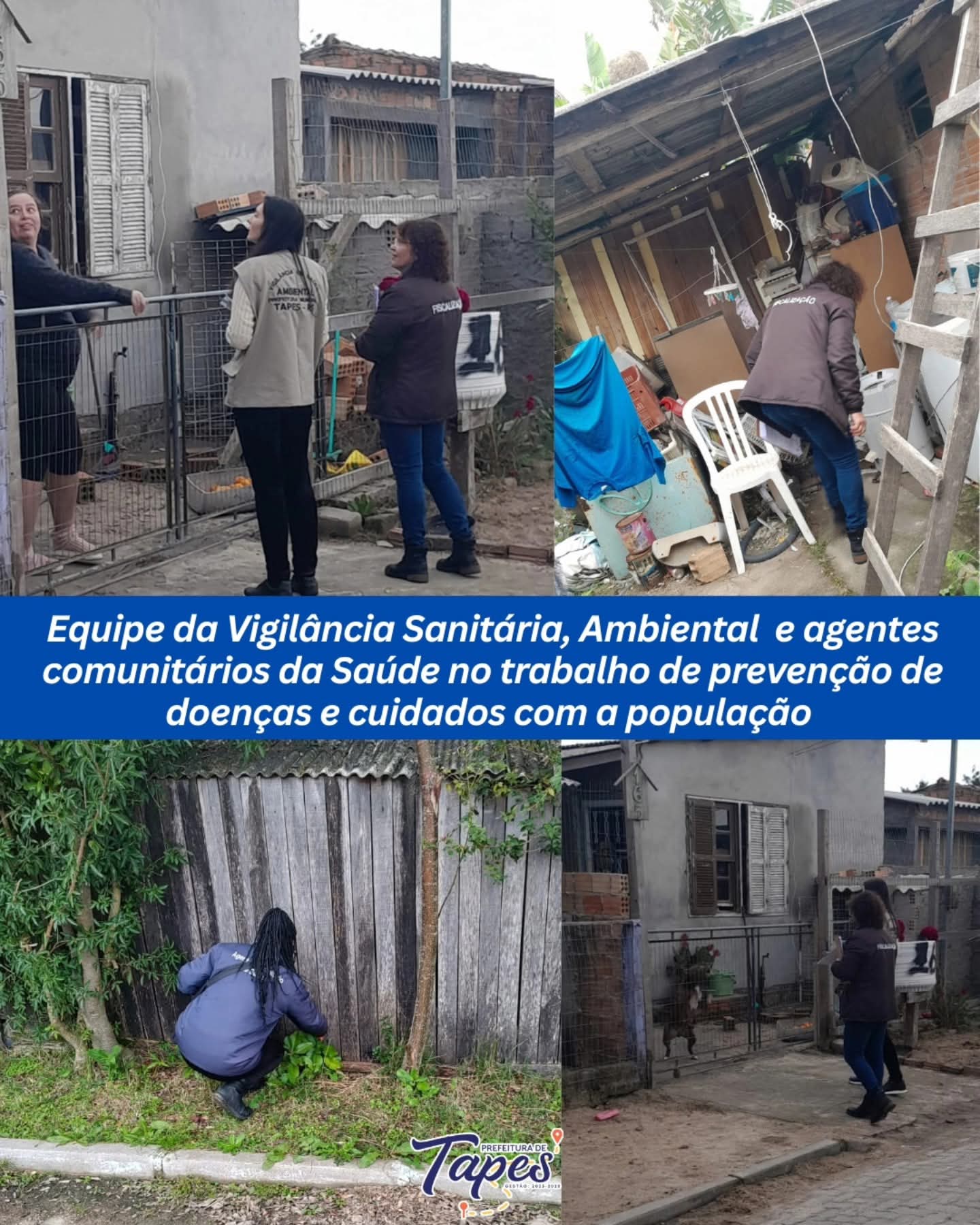 AÇÃO INTEGRADA DE SAÚDE, LIMPEZA E ORIENTAÇÃO NO BAIRRO WOLF COM FOCO NO COMBATE À DENGUE E FEBRE MACULOSA