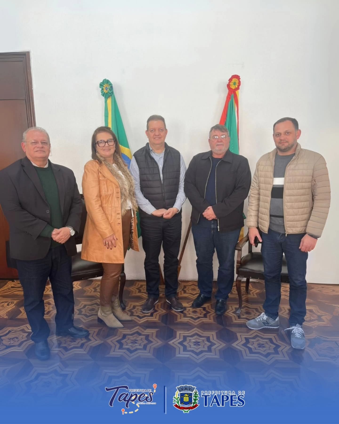 VISITA À SECRETARIA DA AGRICULTURA DO ESTADO PARA TRATAR DEMANDAS DE TAPES