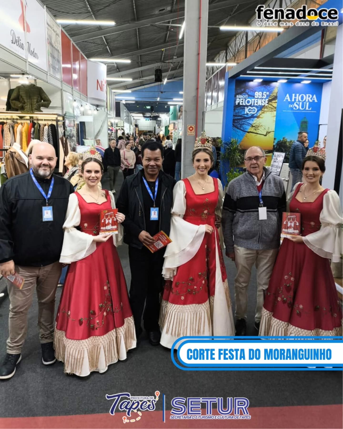 SECRETARIA DE TURISMO E CULTURA SEGUE REPRESENTANDO TAPES NA FENADOCE 2025