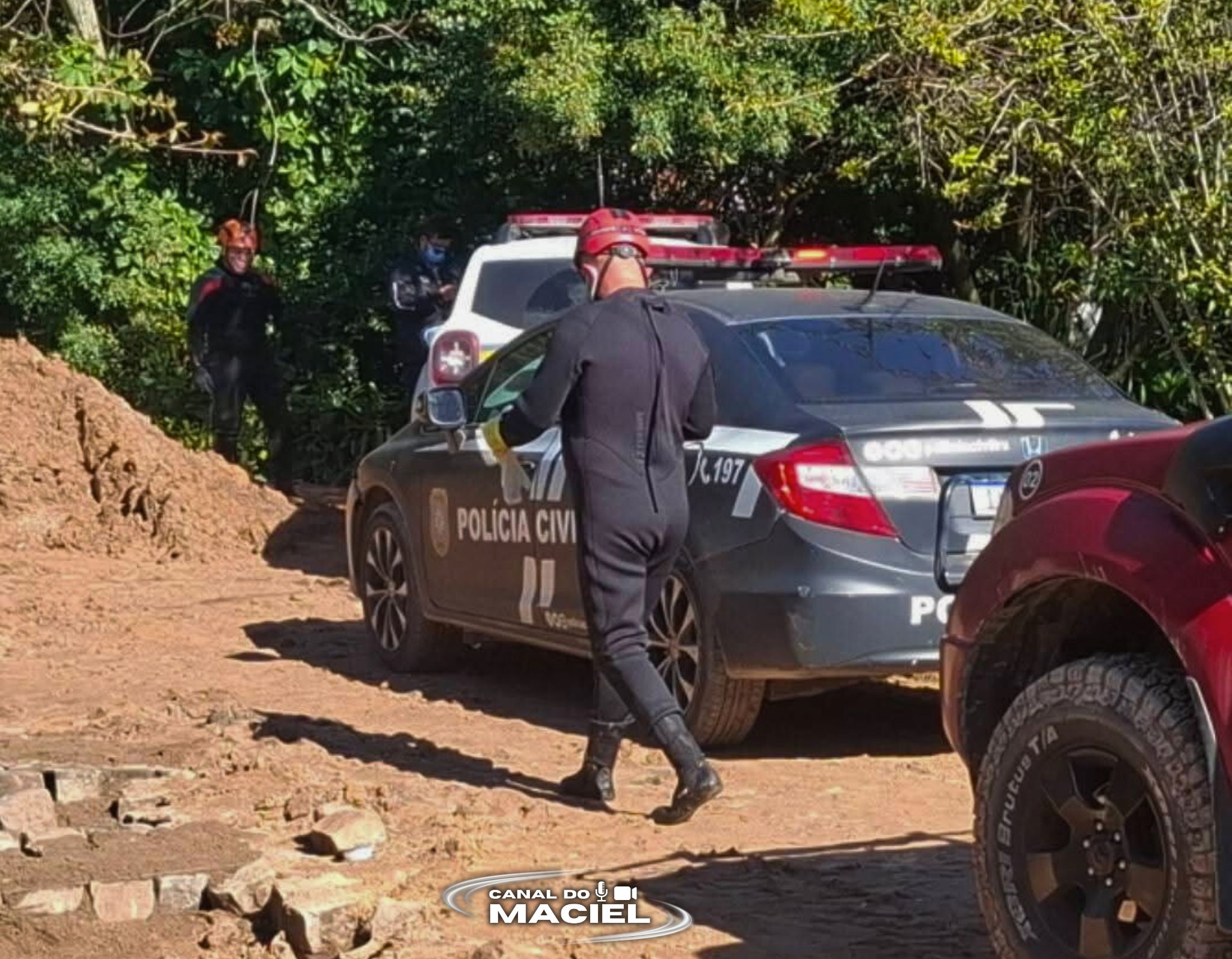 CORPO É ENCONTRADO NA SANGA DA CHAQUEADAS EM TAPES