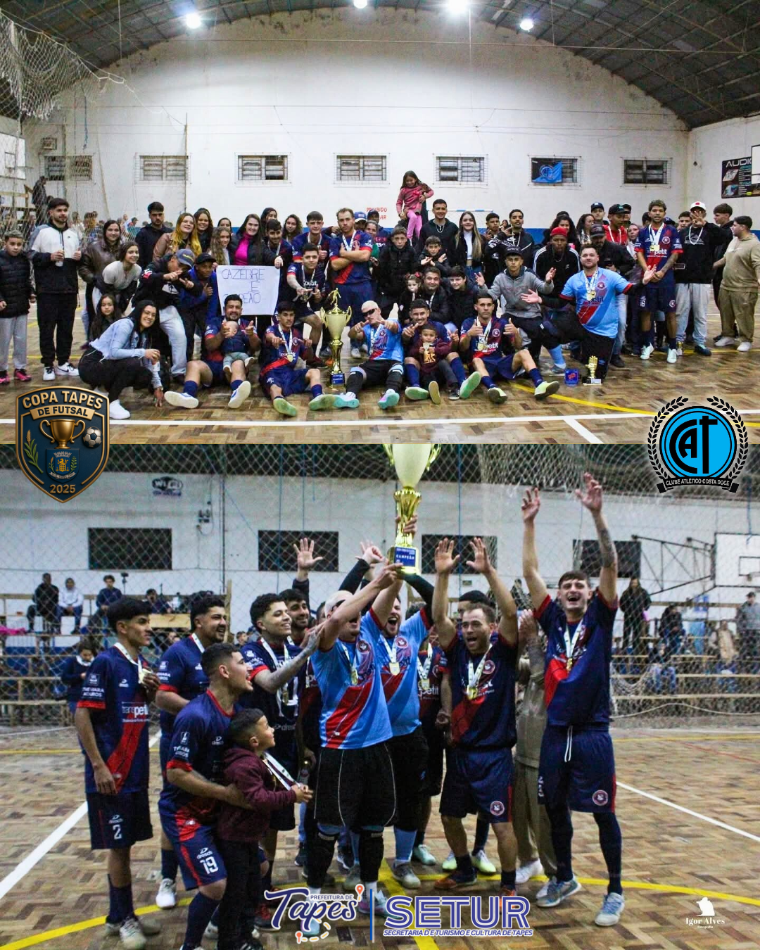 COPA TAPES DE FUTSAL 2025 ENCERRA COM GRANDE FINAL E FESTA DOS CAMPEÕES