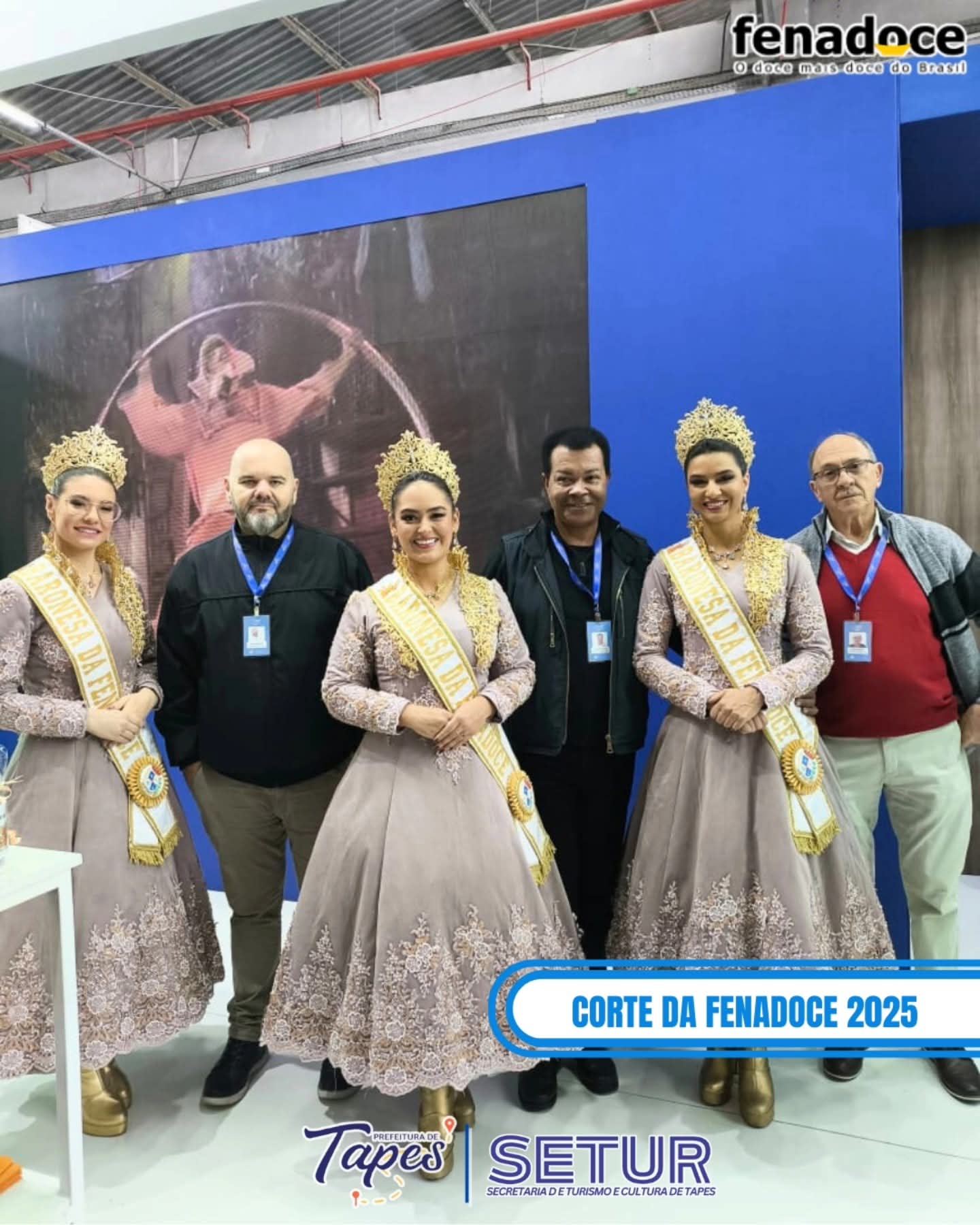 SECRETARIA DE TURISMO E CULTURA SEGUE REPRESENTANDO TAPES NA FENADOCE 2025
