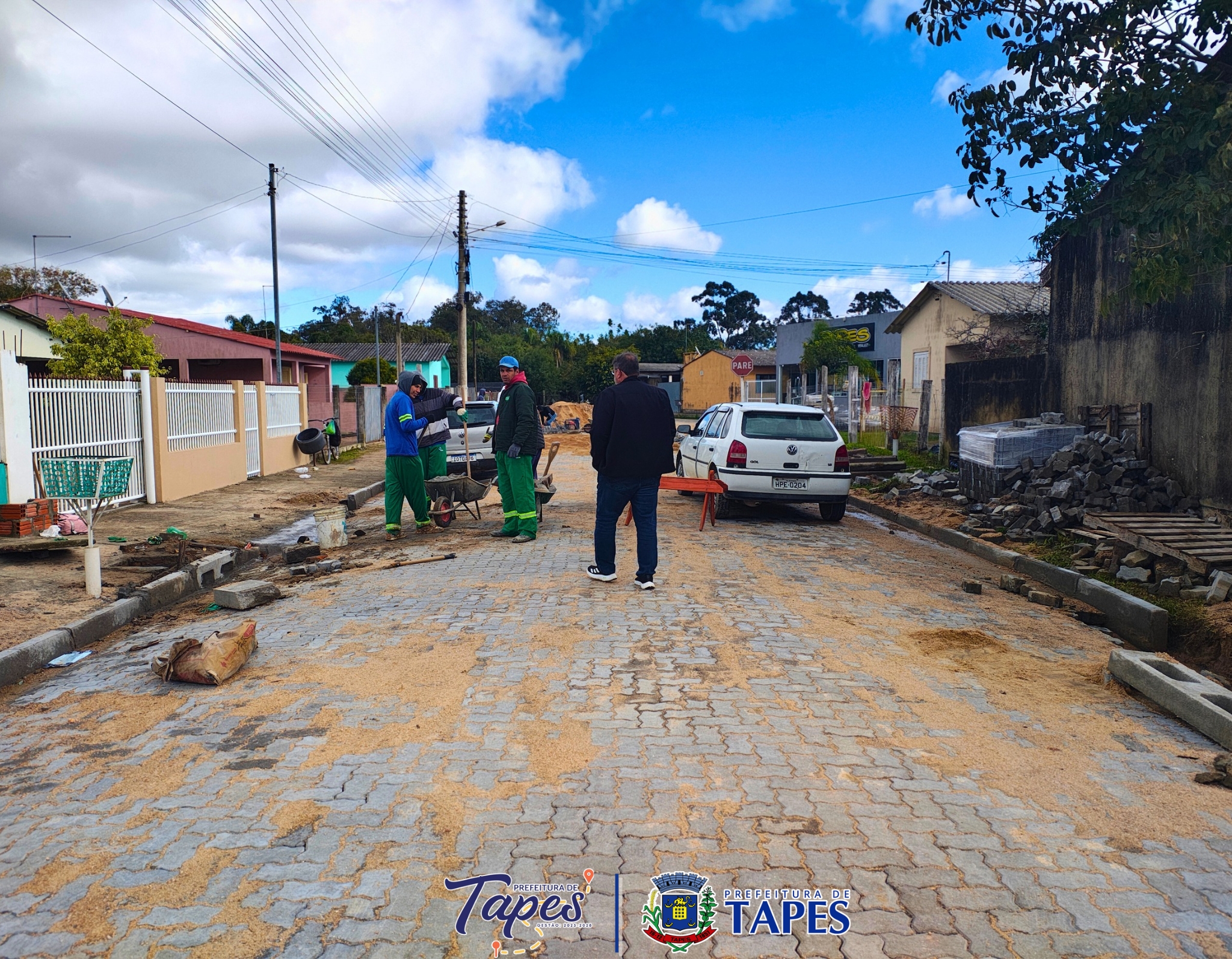 VICE-PREFEITO JOÃO PAULO ZIULKOSKI ACOMPANHA OBRAS NO MUNICÍPIO