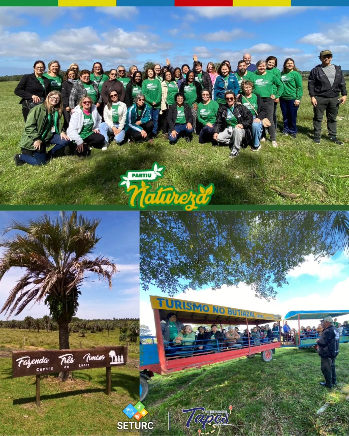 EXCURSÃO DO PROJETO PARTIU NATUREZA DO SESC VISITA TAPES
