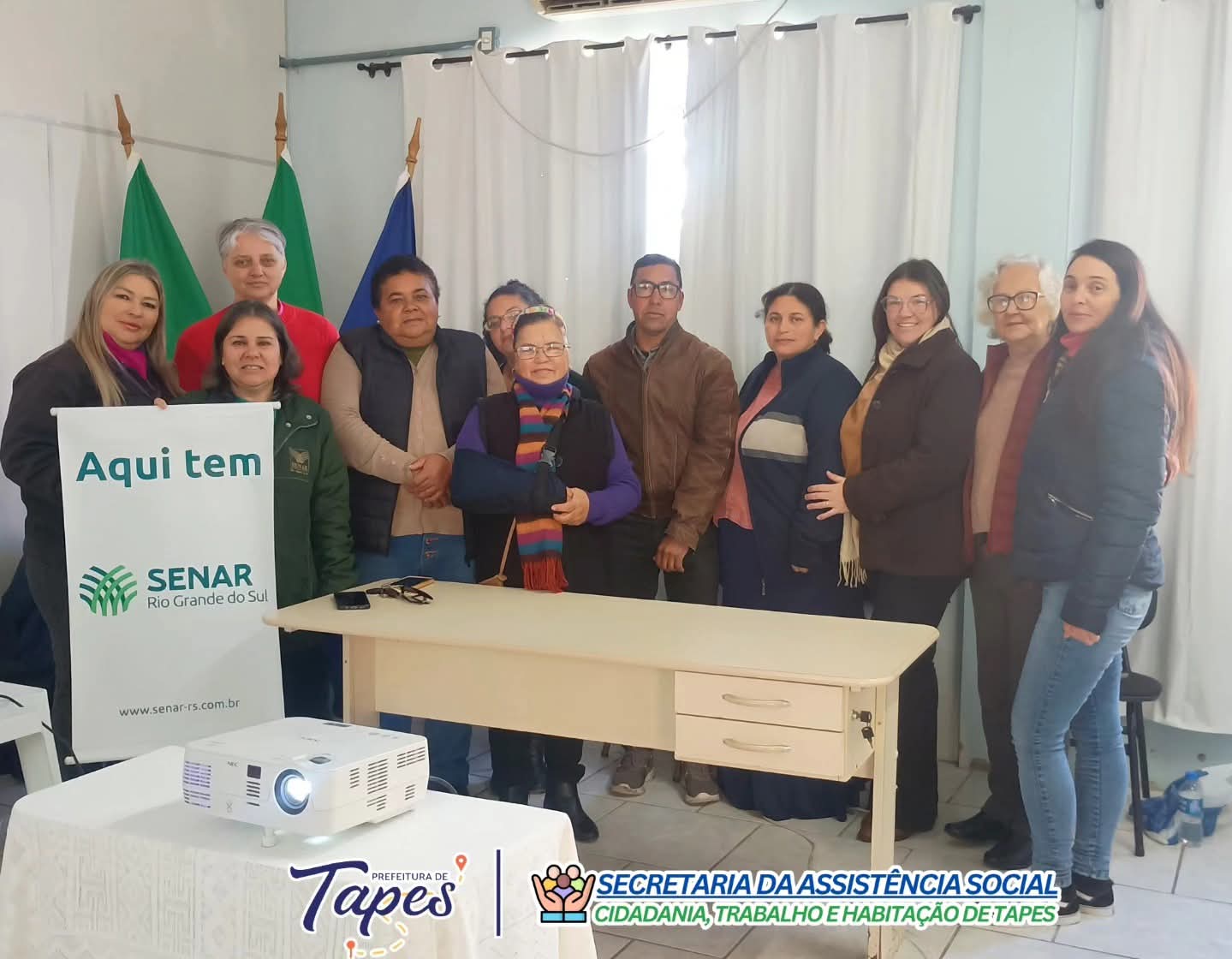 CURSO DE BOAS PRÁTICAS NA FABRICAÇÃO DE ALIMENTOS É REALIZADO NO CRAS DE TAPES