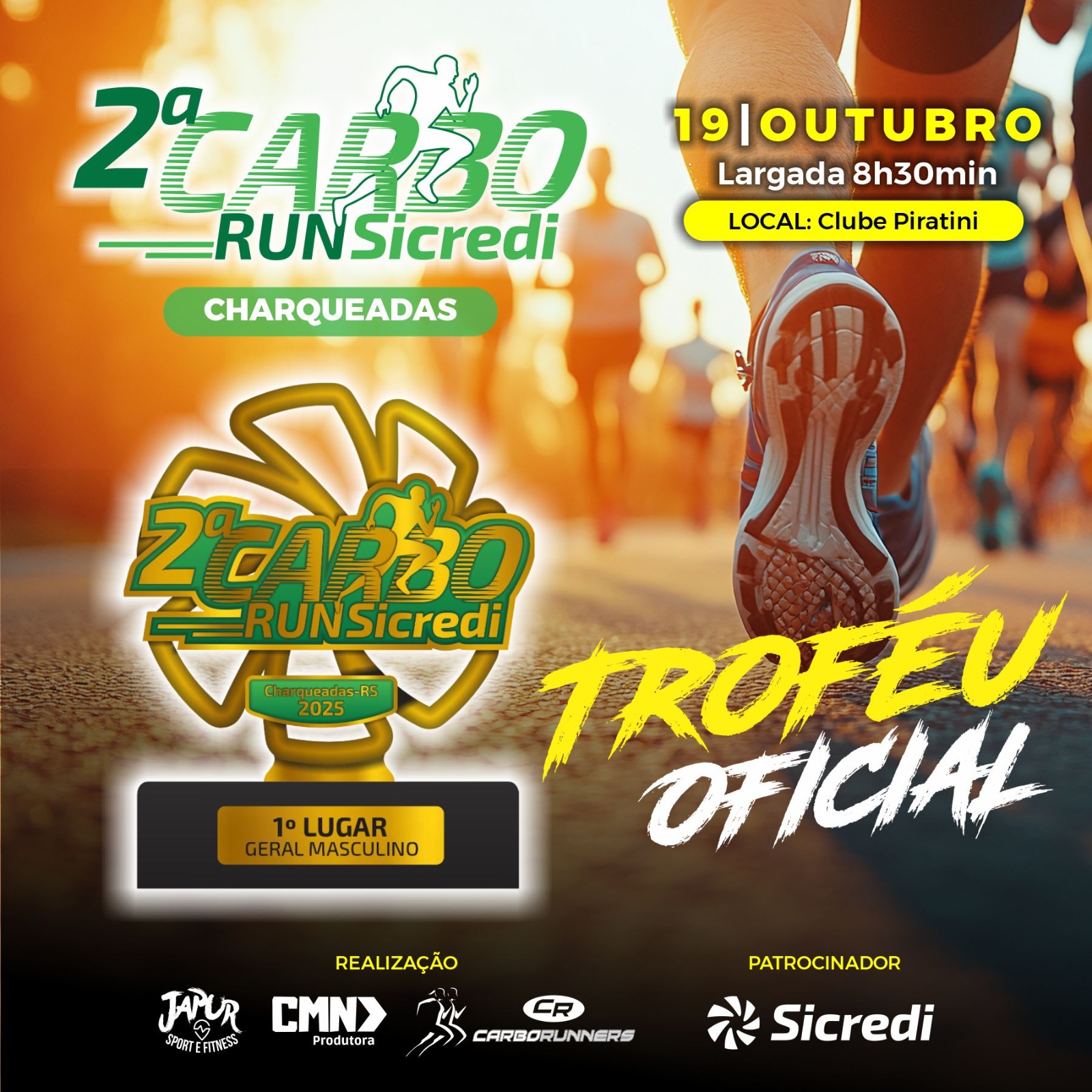VEM AÍ  A 2ª CARBO RUN SICREDI! 🏃‍♂️💨 