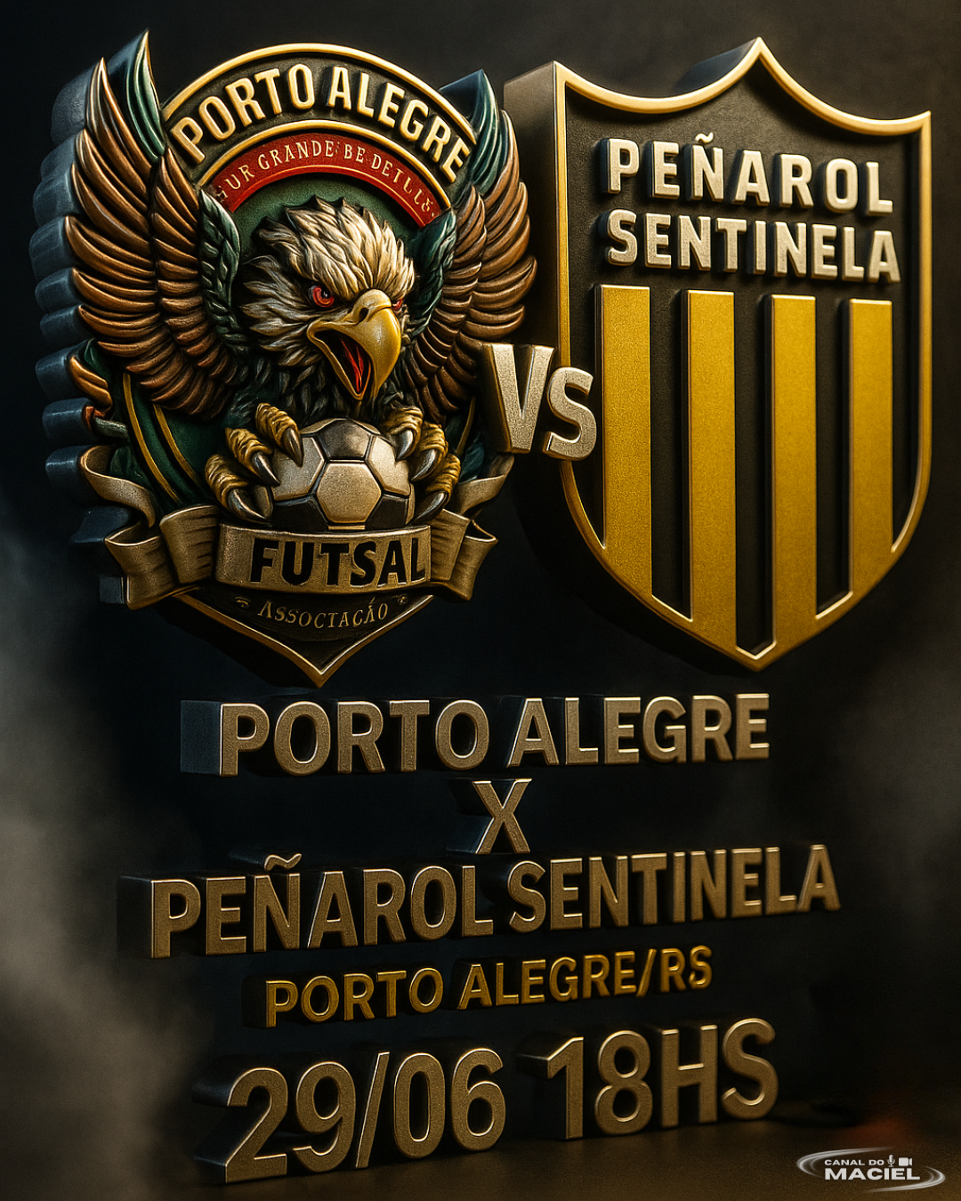 PEÑAROL SENTINELA ENFRENTA O LÍDER POA FUTSAL FORA DE CASA EM BUSCA DE VITÓRIA DECISIVA NESTE DOMINGO