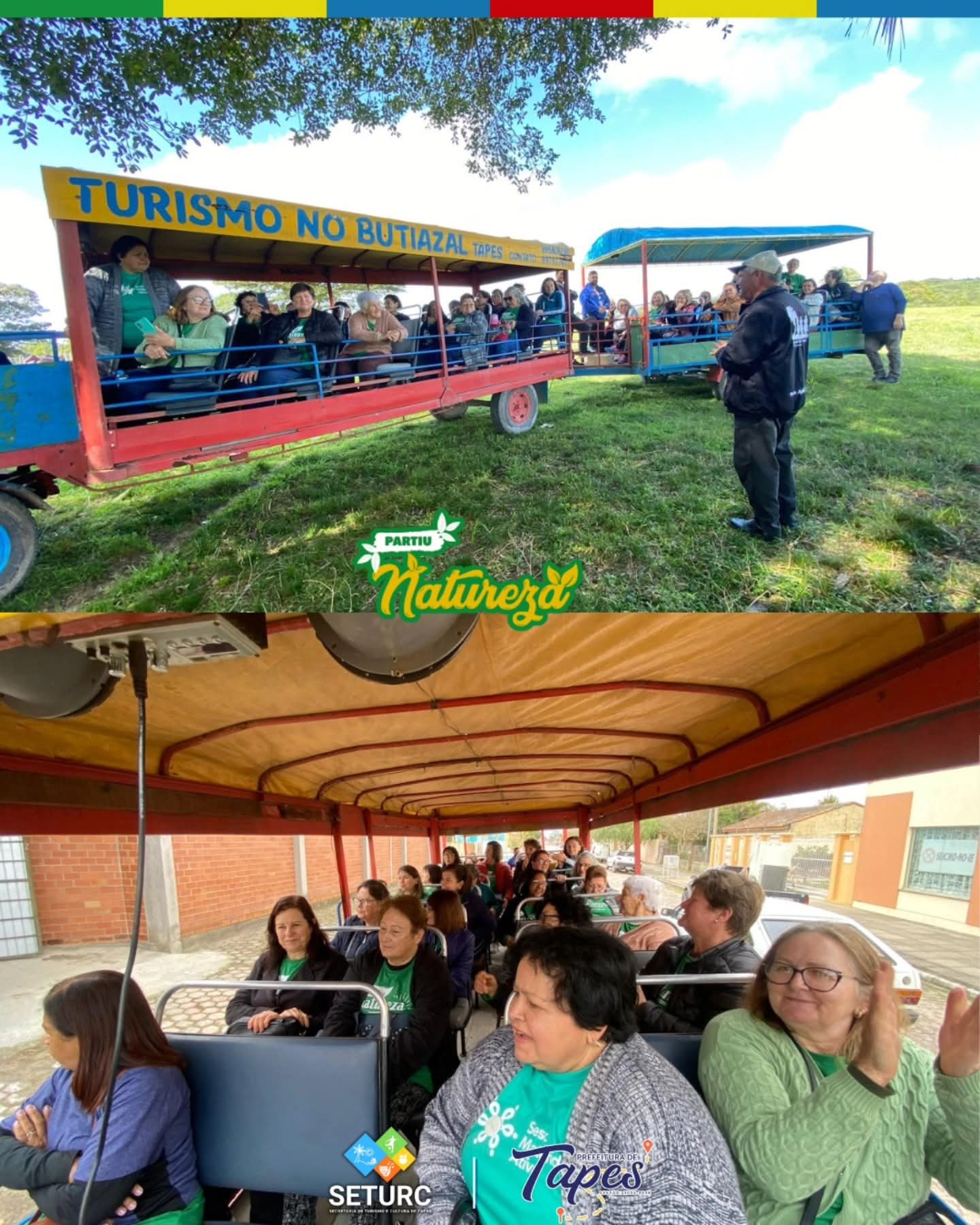 EXCURSÃO DO PROJETO PARTIU NATUREZA DO SESC VISITA TAPES