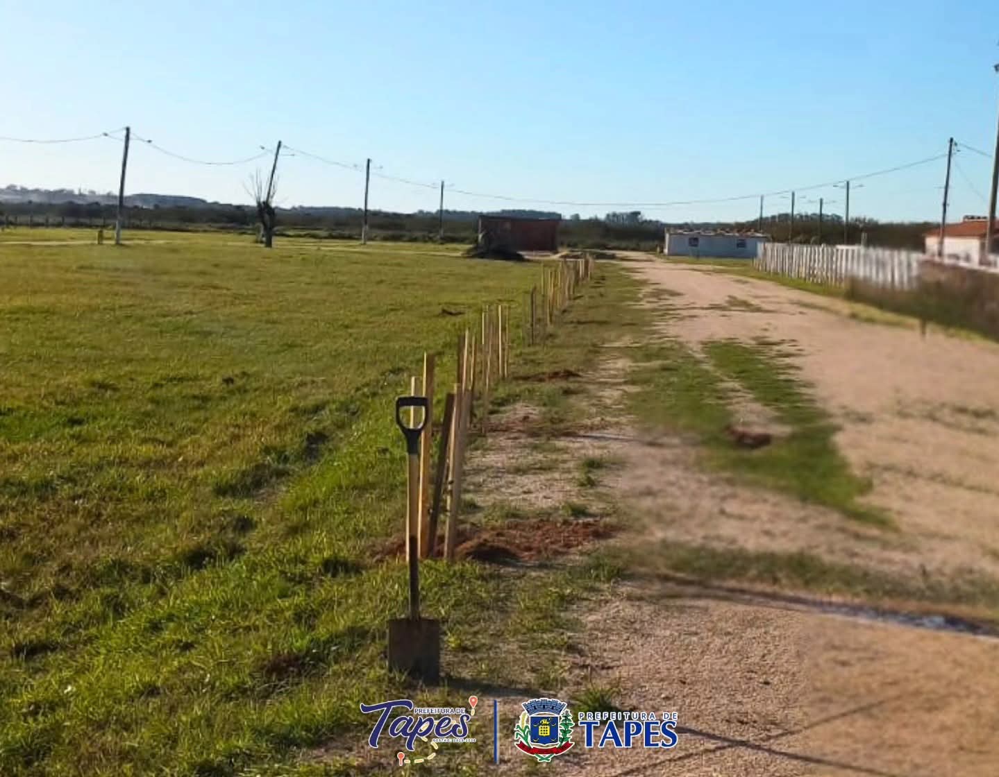 PARQUE MUNICIPAL DE EVENTOS RECEBE PLANTIO DE 150 MUDAS DE ÁRVORES
