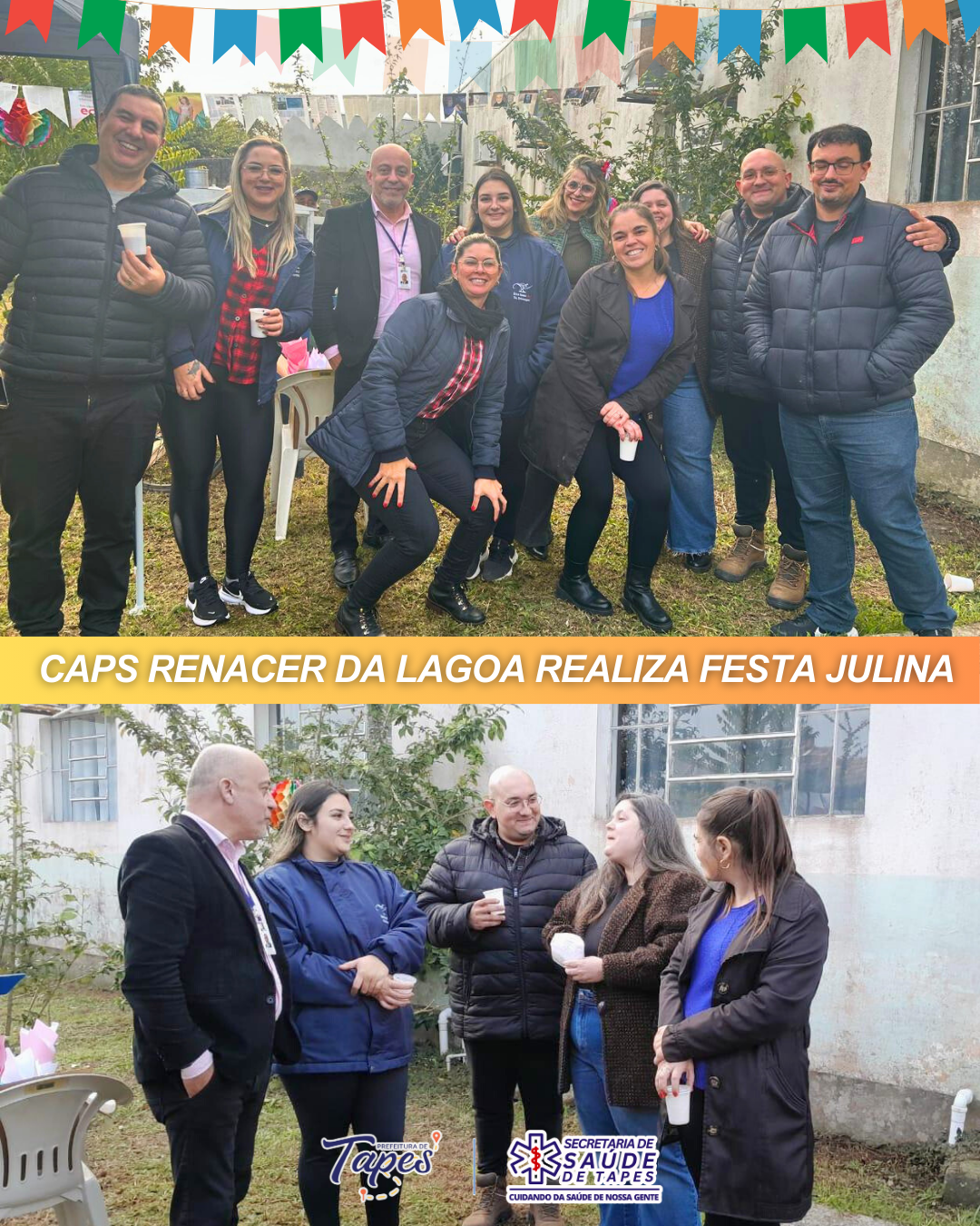 FESTA JULINA ANIMA PACIENTES DO CAPS RENASCER DA LAGOA