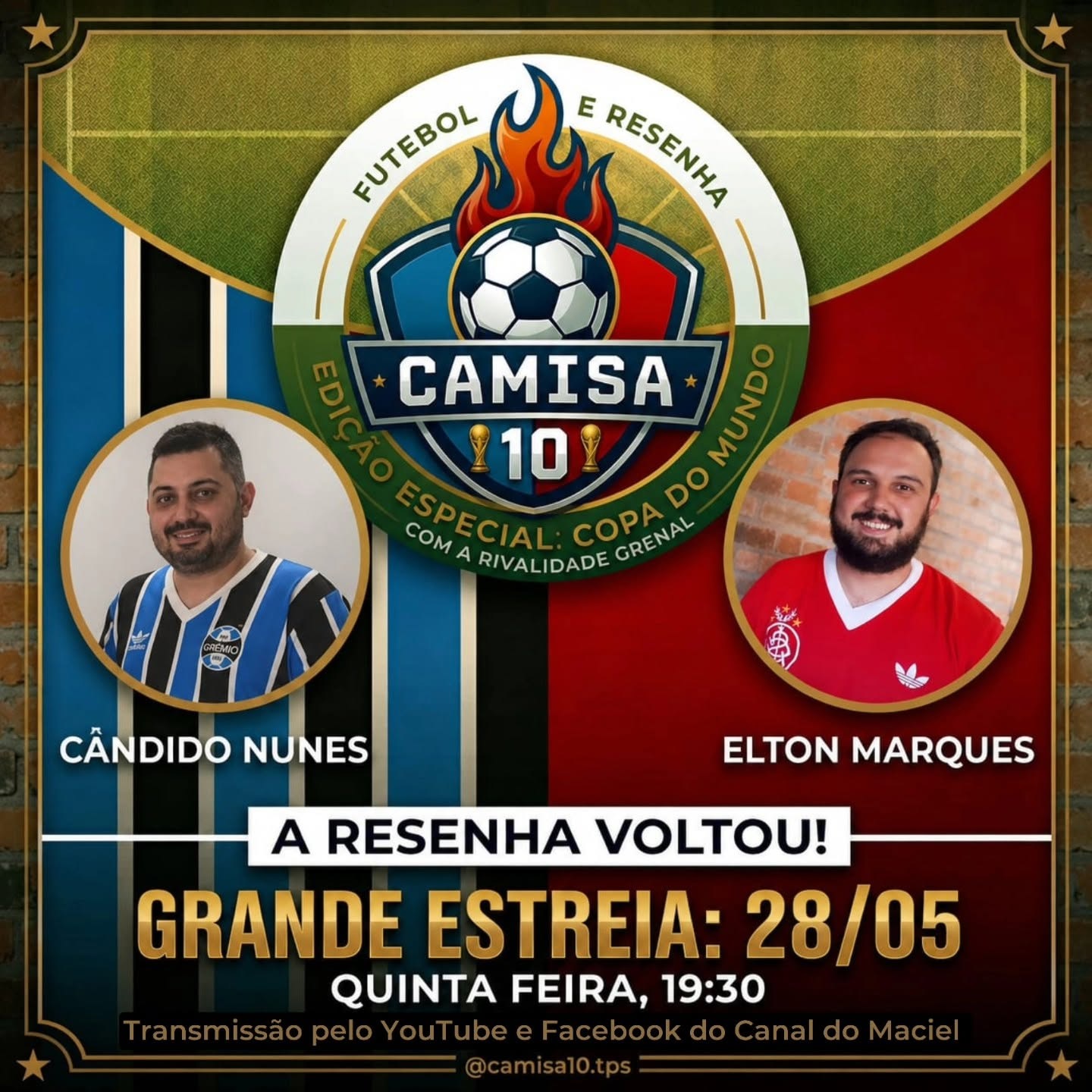 O CAMISA 10 ESTÁ DE VOLTA!